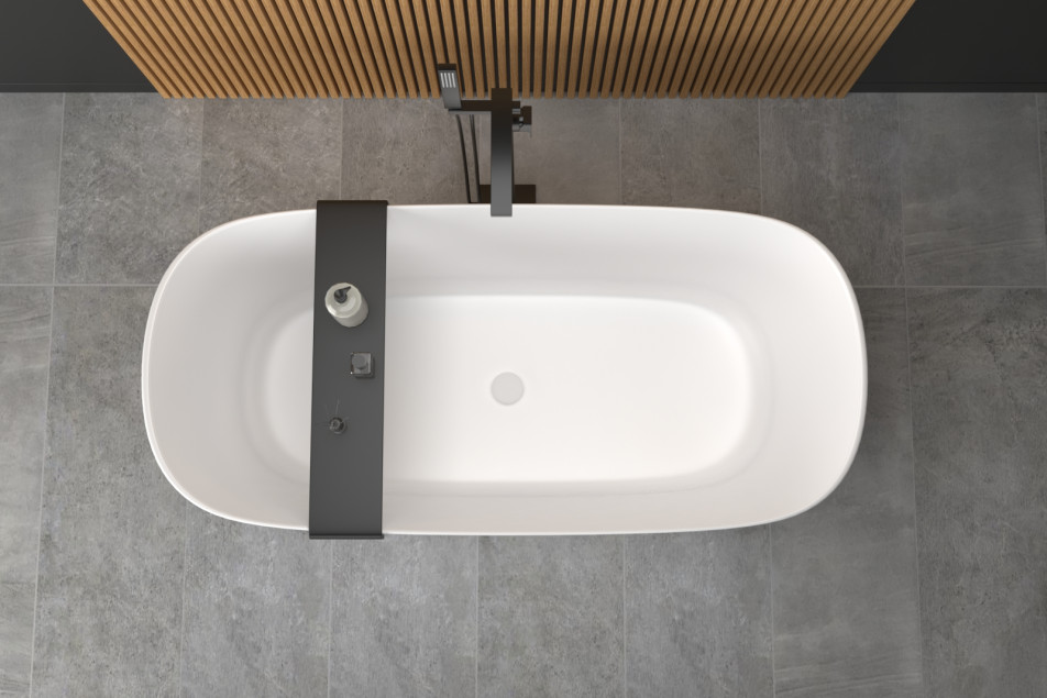 SLIM bath 1650X750 in Krion® top view