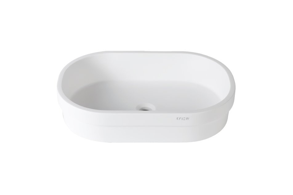 PIANA double washbasin in Krion® unconverted washbasin