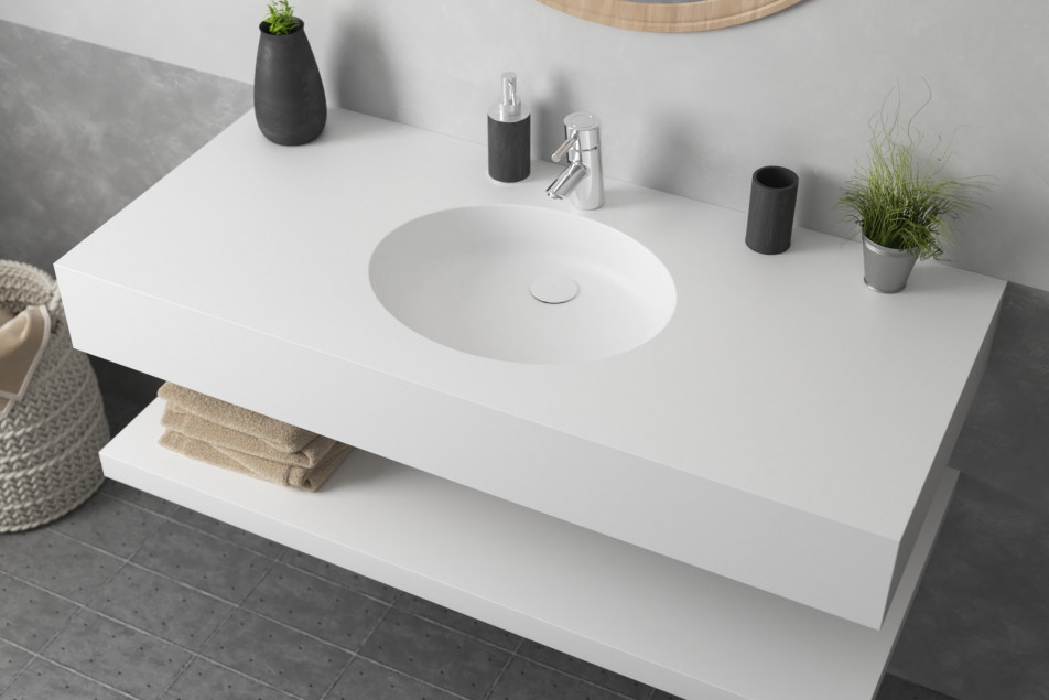 FUTUNA KRION® single sink unit side view