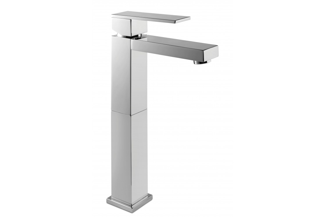 Mitigeur réhaussé pour lavabo Chrome monotrou Gossip Kramer®