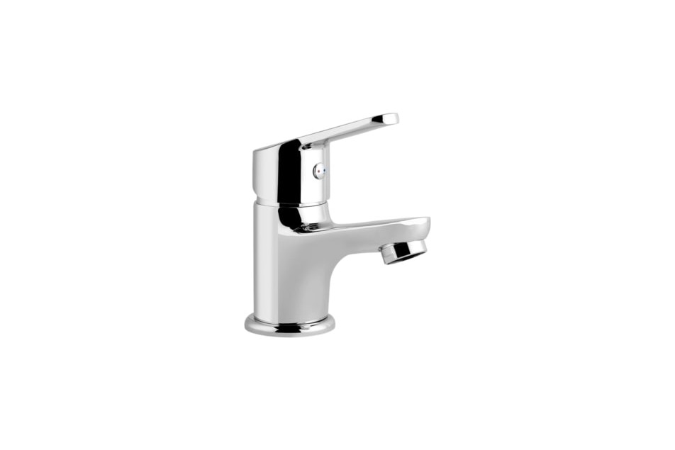 Chrome hot-cold single-lever mixer Kramer® hand-washing basin