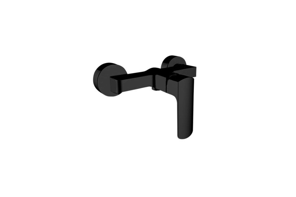 Kramer® EDGE Matte Black wall-mounted shower mixer