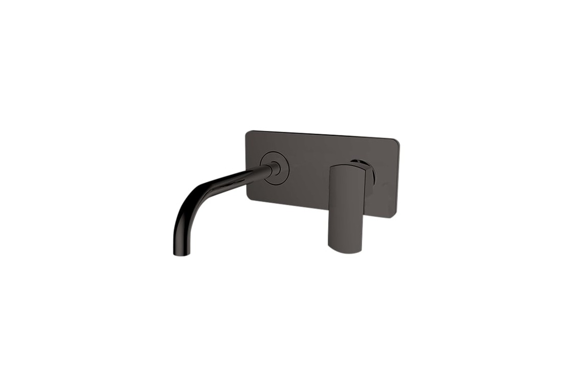 Concealed single lever basin mixer with Metal Gun EDGE Kramer® plate