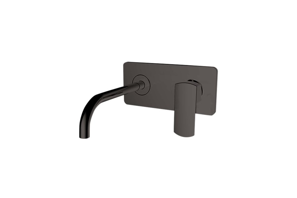 Concealed single lever basin mixer with Metal Gun EDGE Kramer® plate