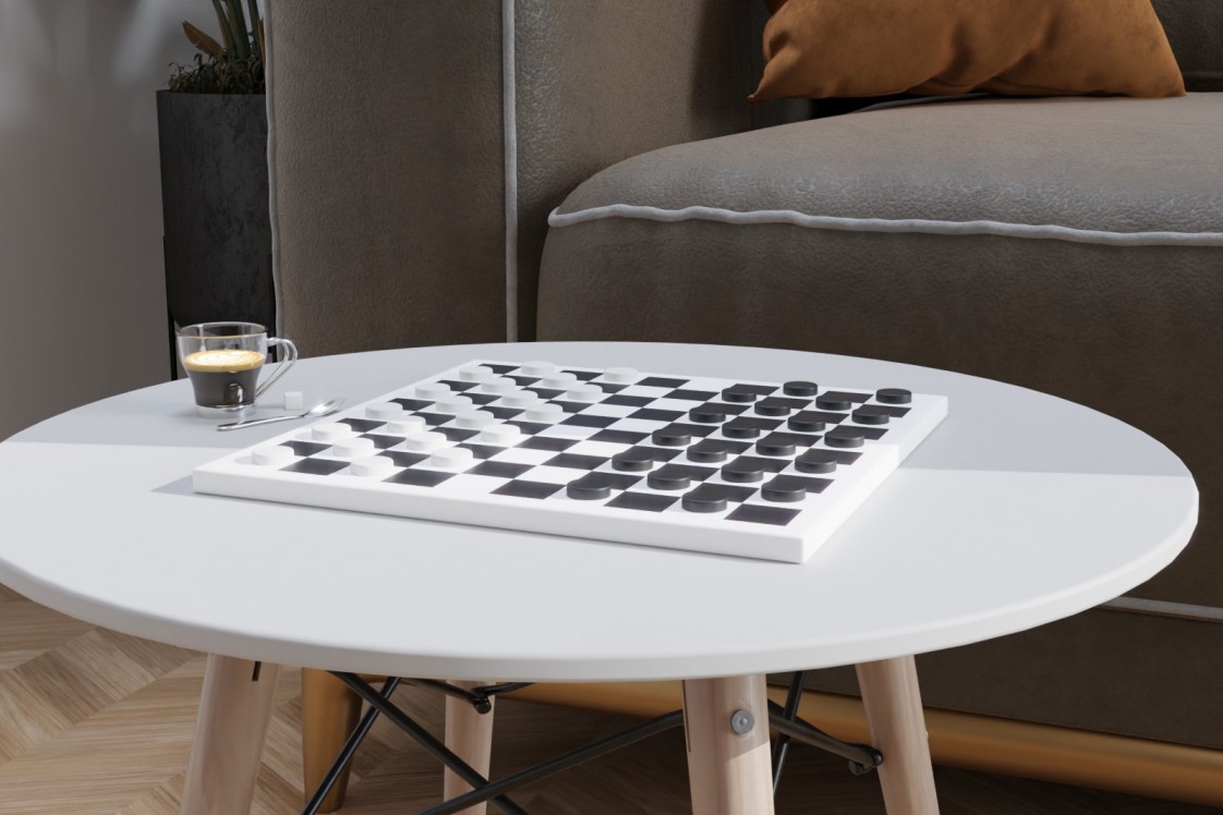 Corian® draughts game image