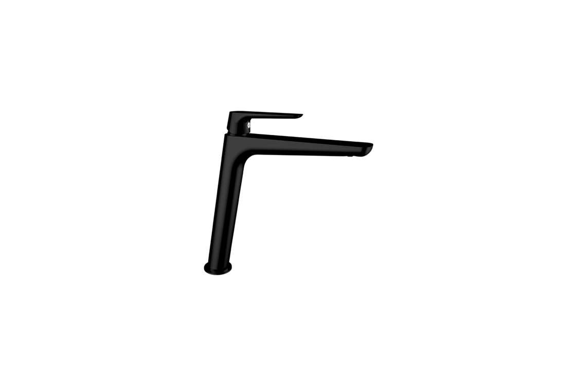 Image of LIFESTYLE up Kramer® Matte Black single-hole mixer