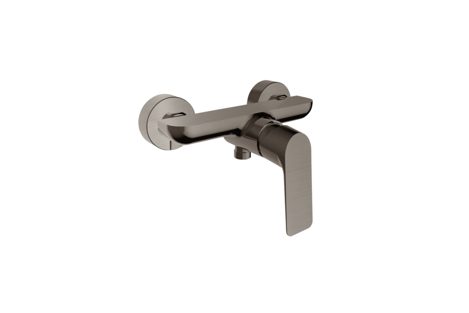 Image of LIFESTYLE Satin Nickel wall-mounted mixer Kramer® shower