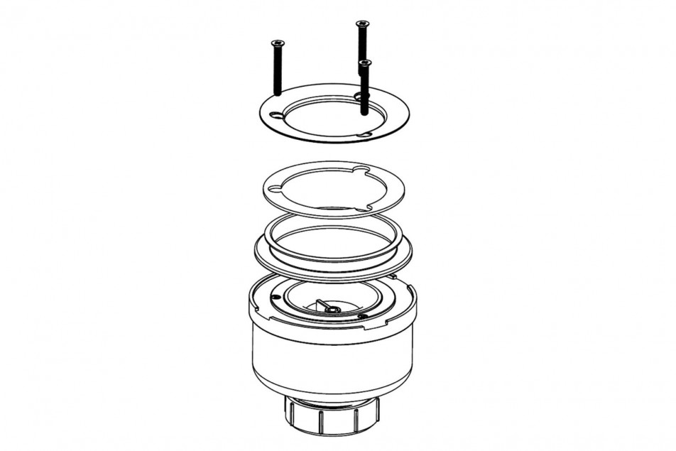 Trap for NOHO/YAKU/KUBA vertical 60 mm screw-on shower tray