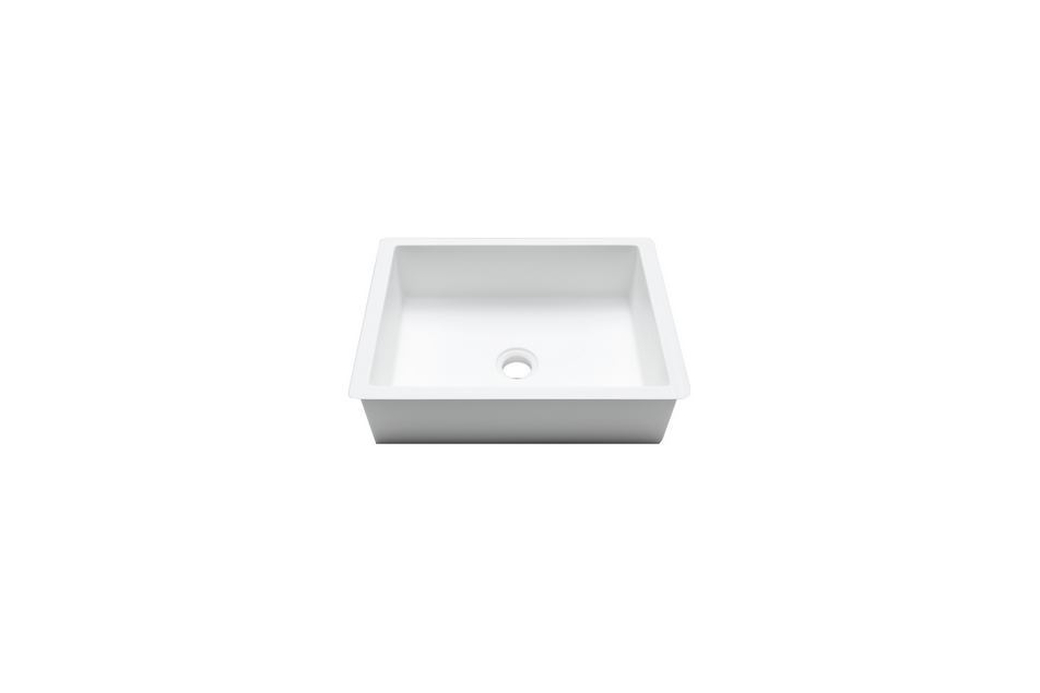 DUMET single washbasin in Krion® unconverted washbasin