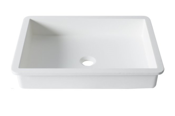 CASTRIES KRION® single sink unit unconverted washbasin