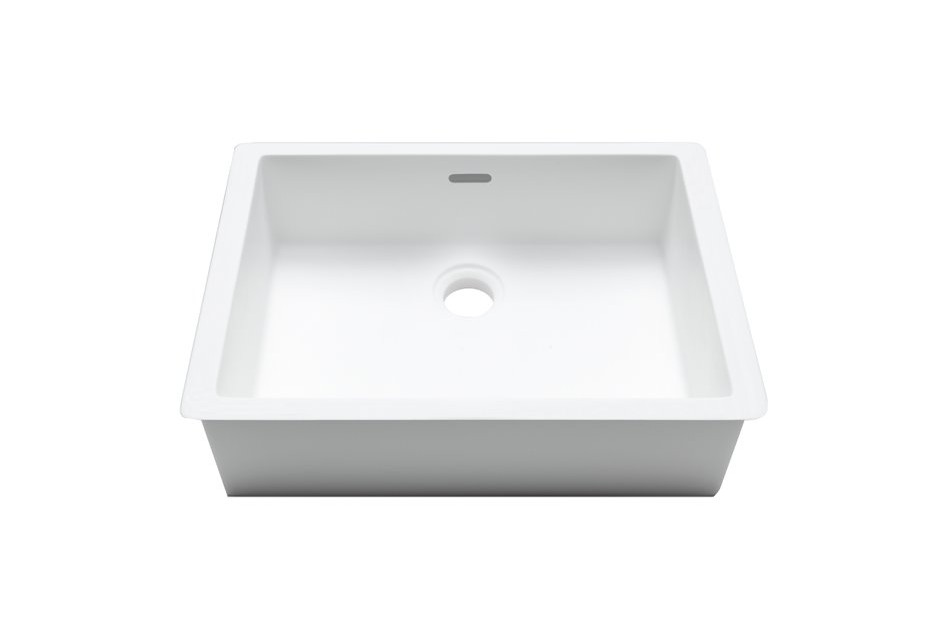 CROZET KRION® single sink unit unconverted washbasin