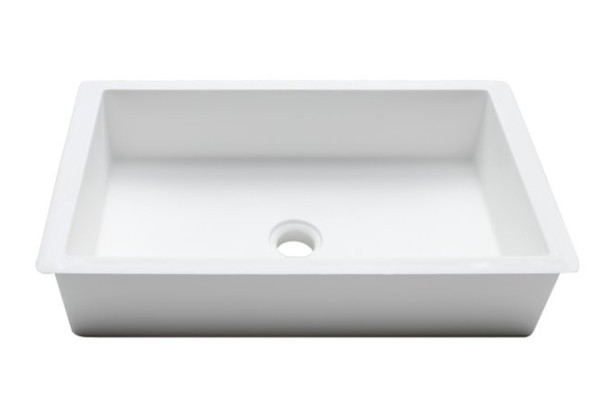 CALYPSO double washbasin in Krion® unconverted washbasin