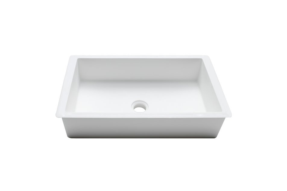 CALYPSO double washbasin in Krion® unconverted washbasin