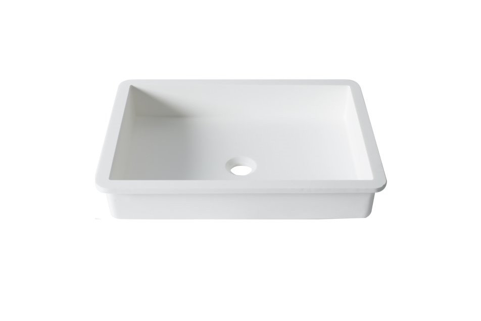 CASTRIES double washbasin in Krion® unconverted washbasin