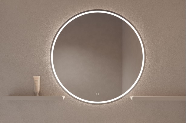 FLORE backlit mirror - front view