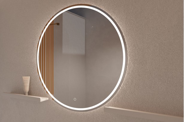 FLORE backlit mirror - front view