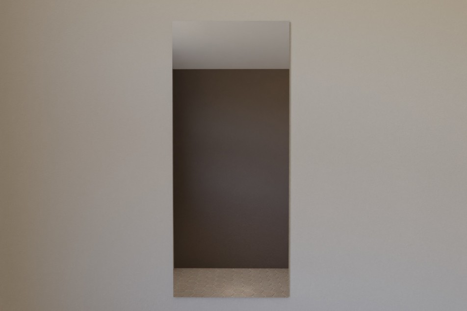 SIMPLE bathroom mirror - front view