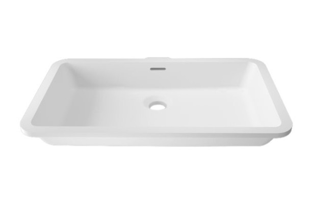 CREIZIC double washbasin in Krion® unconverted washbasin