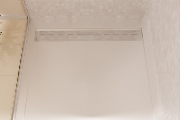 BILBAO white shower tray - top view