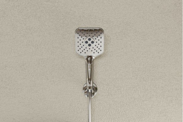 Hanaé chrome hand shower - side view