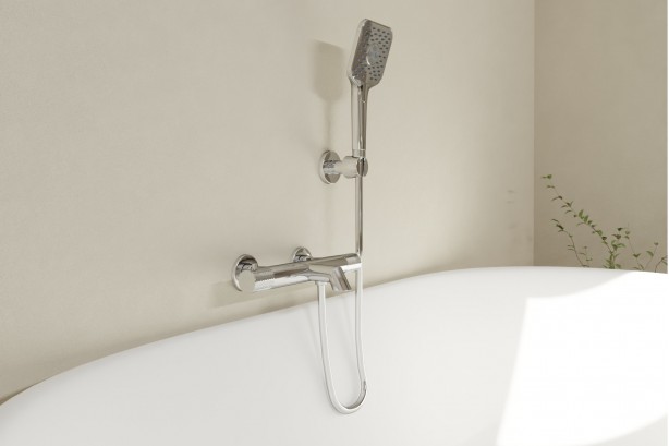 Handle for Drakar carbon PVD bath and shower faucet - view of the handle